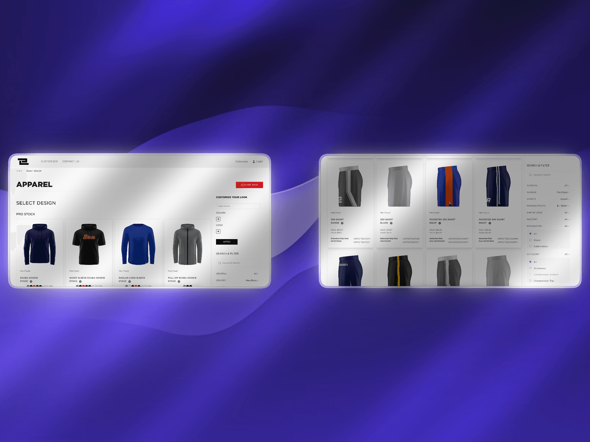 Prolook Customizer project preview